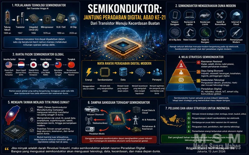 Brigjen (Purn.) MJP Hutagaol Soroti Semikonduktor sebagai Jantung Peradaban Digital Abad ke-21
