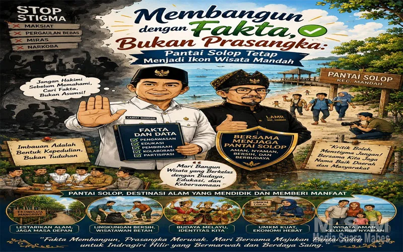 Membangun dengan Fakta, Bukan Prasangka: Pantai Solop Tetap Menjadi Ikon Wisata Mandah