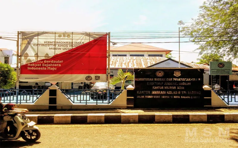 Imigrasi Kelas II TPI Sabang Amankan Dua WNA Asal Tiongkok Untuk Pemeriksaan Keimigrasian