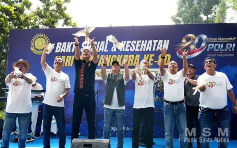 Jelang HUT ke-80 Bhayangkara, Alumni Akpol ’90 Dhira Brata Gelar Bakti Sosial dan Kesehatan di Megamendung