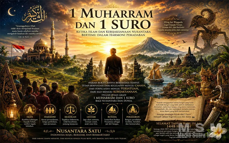 Muharram dan 1 Suro: Ketika Islam dan Kebijaksanaan Nusantara Bertemu dalam Harmoni Peradaban