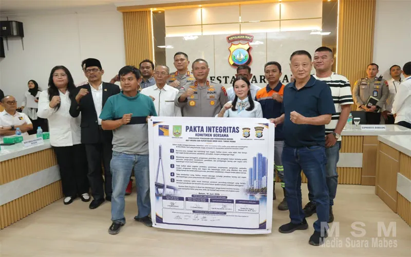 Polda Kepri Ajak Pelaku Usaha Penampung Besi Tua dan Limbah Berperan Aktif Memutus Rantai Kejahatan Pencurian Aset Publik