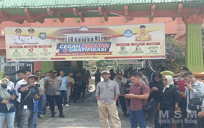 Diduga Tak Transparan, PPDB SMPN 1 OKU Sorotan Tajam Sriwijaya Corruption Watch