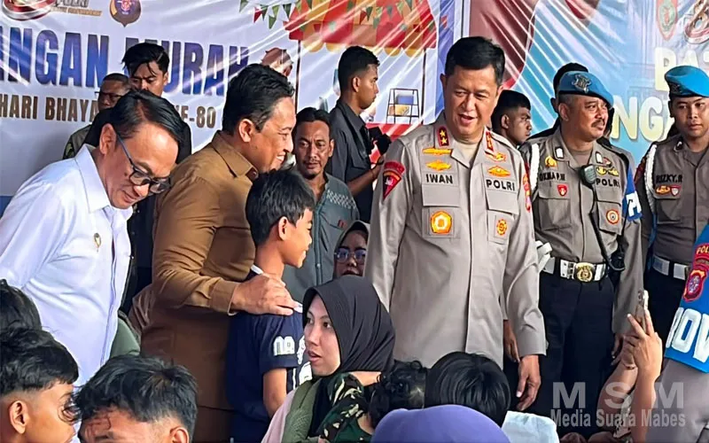 Polri Untuk Masyarakat, Ribuan Senyum Warga Dibalik Bakti Kesehatan HUT Bhayangkara ke-80 di Polda Kalteng