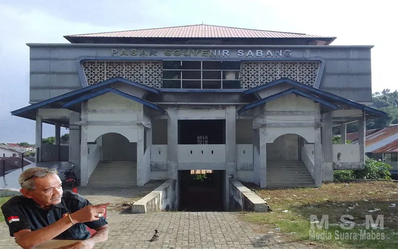 Kabiro Media Suara Mabes Soroti Pasar Souvenir Sabang yang Belum Difungsikan, Disperindagkop Sebut Terkendala Anggaran