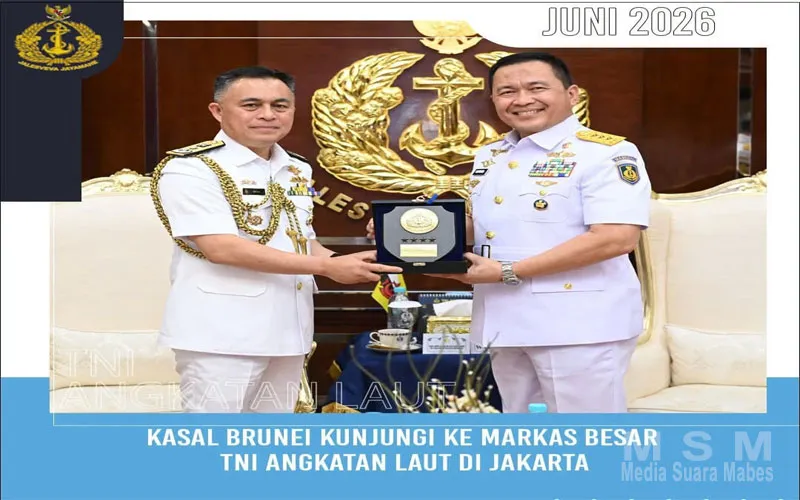 Wakasal Terima Kunjungan Kehormatan Commander of Navy Royal Brunei Navy