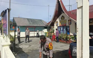 Polsek Tilatang Kamang: Kebersihan Lingkungan Awal Langkah Profesionalisme