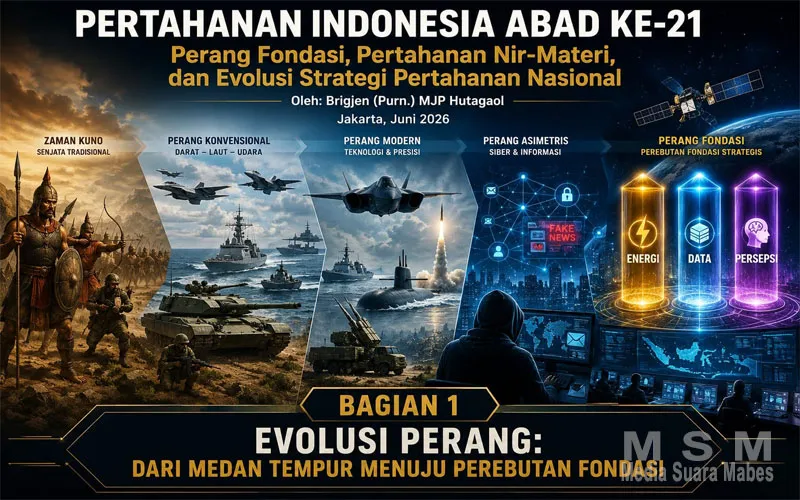 Pertahanan Indonesia Abad ke-21: Konsep Perang Fondasi Jadi Perspektif Baru Hadapi Ancaman Modern
