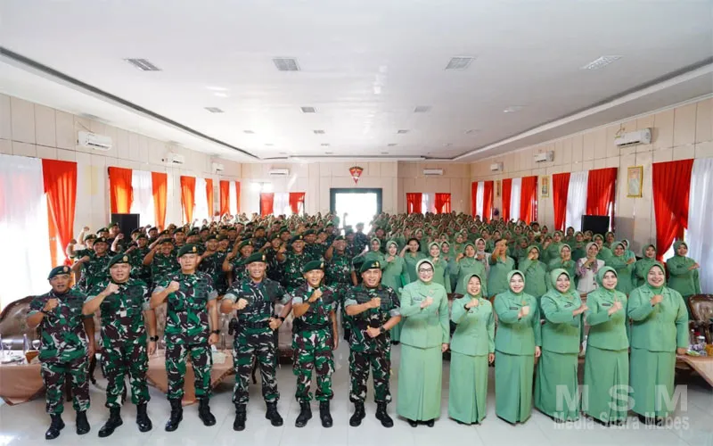 Perbatasan Negeri Dijaga, Keluarga Prajurit Yonarmed 12 Dikuatkan