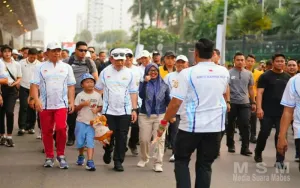 Kapolri Hadiri Giat Olahraga Bersama Warga di Monas, Jelang Hari Bhayangkara ke-80