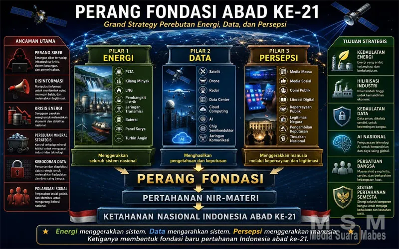 Pertahanan Indonesia Abad ke-21: Perang Fondasi Jadi Kunci Menjaga Kedaulatan Bangsa