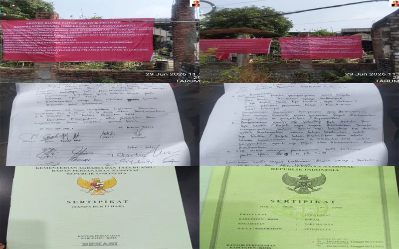 Proyek BUMN Diduga Abaikan Hak Warga, Masyarakat Soroti Proses Penilaian Aset