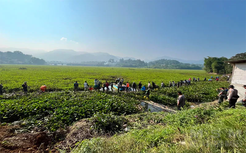 PLN Indonesia Power UBP Saguling Perkuat Kolaborasi Bersama Pemkab Bandung Barat Selamatkan Waduk Saguling dari Eceng Gondok