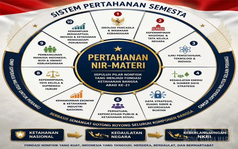Brigjen TNI (Purn.) MJP Hutagaol Perkenalkan Konsep “Pertahanan Nir-Materi” untuk Hadapi Tantangan Strategis Abad ke-21