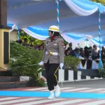 Srikandi Bhayangkara Polda Kepri Ambil Peran Strategis Sebagai  Petugas Upacara Hari Bhayangkara  Ke-80