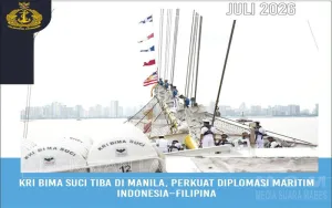 KRI Bima Suci Perkuat Diplomasi Maritim Indonesia di Filipina dalam Misi KJK 2026