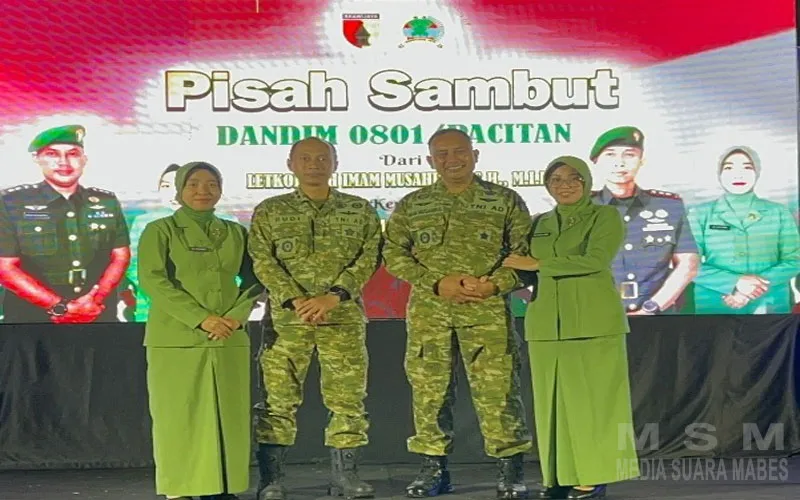 Pisah Sambut Dandim 0801 Pacitan Di Tempat Wisata