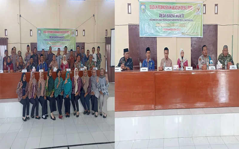 Musdes Desa Karya Mukti Susun RKP Desa 2027, Fokus pada Program Prioritas dan Kesejahteraan Masyarakat