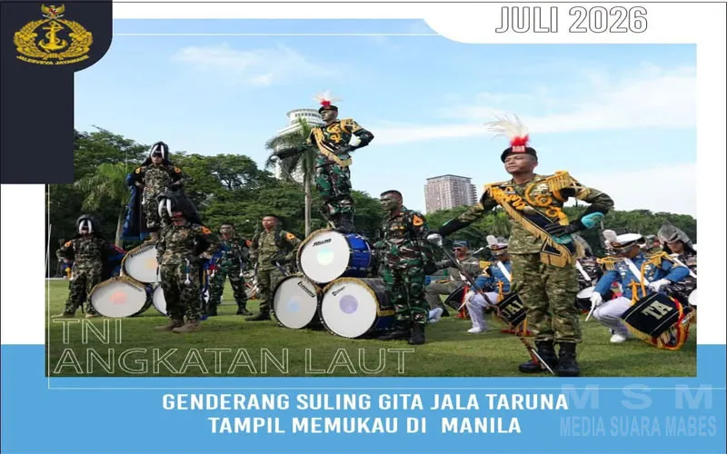 Genderang Suling Gita Jala Taruna AAL Memukau di Manila, Perkuat Diplomasi Maritim Indonesia-Filipina