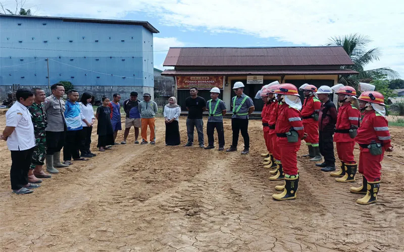 Sinergitas Cegah Karhutla, Polsek Nanga Tayap Bersama TNI, Pemerintah Desa, Perusahaan dan Masyarakat Perkuat Koordinasi