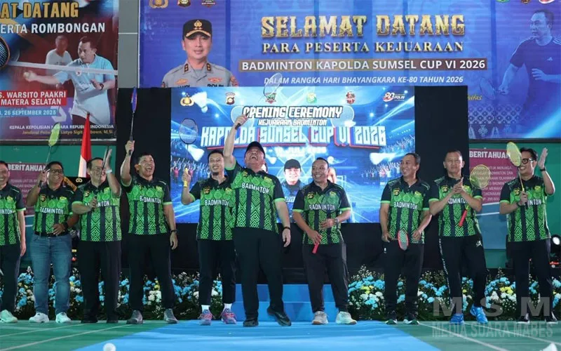 Pecah Rekor! 1.078 Peserta dan Legenda Badminton Ramaikan Kapolda Cup VI Sumsel