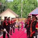 Prosesi Adat dan Pedang Pora Warnai Penyambutan Kapolda Papua Barat Daya Brigjen Pol. Yulius Audie Sonny Latuheru