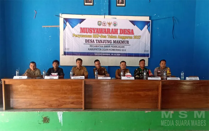 Pemdes Tanjung Makmur Gelar Musdes Penyusunan RKP Desa Tahun Anggaran 2027