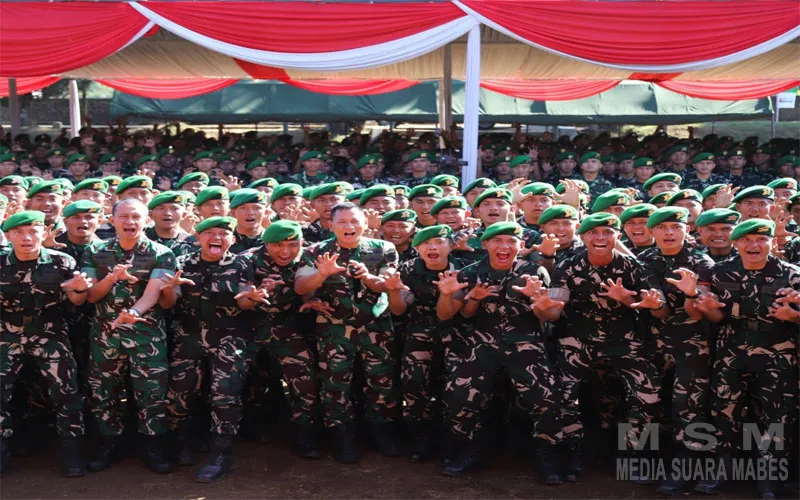 Pangdam III/Siliwangi Berikan Pengarahan kepada 2.211 Personel Satuan TP Tahap IV di Dodik Secata Rindam III/Siliwangi