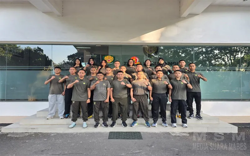 Waka Zidam III/Siliwangi Lepas 34 Atlet Tim Karate Kodam III/Siliwangi Menuju Kejuaraan Nasional Open Piala KASAU 2026