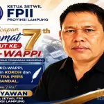 Ketua Setwil FPII Provinsi Lampung Sampaikan Ucapan Selamat HUT ke-7 KOWAPI, Harap Semakin Kokoh dan Menjadi Mitra Pers yang Handal