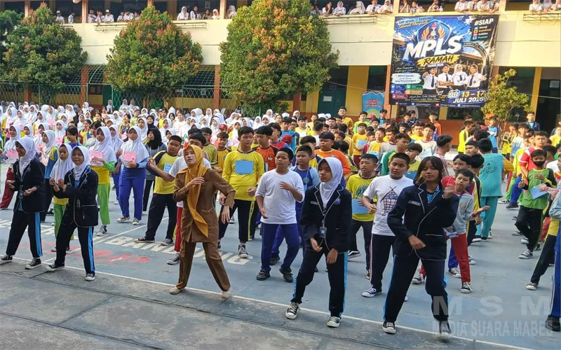 Siswa Baru Penuh Semangat Sambut MPLS Dengan Semangat Baru