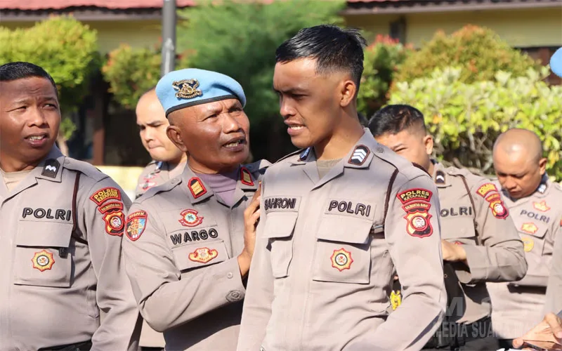 Usai Apel Pagi, Sipropam Polres Ketapang Gelar Gaktibplin untuk Tingkatkan Disiplin Personel