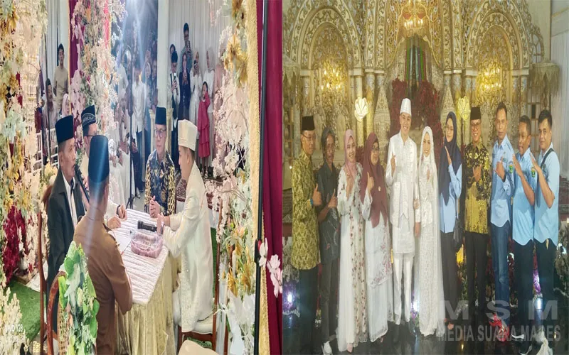 Hadiri Resepsi Pernikahan Zhuriat dan Senly Di Gedung Syamsiar Thaib, Ka. UPTD PPD di Lubuk Sikaping Nasripul Romika, S. Sos., MM ; Jadi Keluarga Sakinah, Mawaddah dan Warahmah Hingga Akhir Hayat