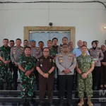 Polres Kampar & 12 Polsek Kompak Jalin Silaturahmi Dengan TNI, Kejaksaan