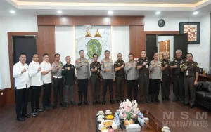 Kapolda Kalteng Silaturahmi ke Kejati, Perkuat Sinergi Jaga Kamtibmas Bumi Tambun Bungai