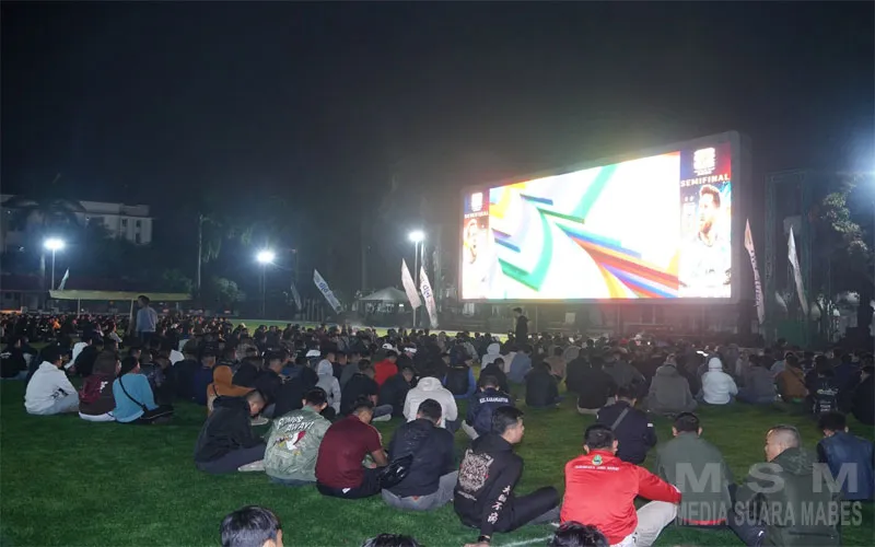 Masyarakat Semarakkan Nobar Piala Dunia 2026 di Makodam III/Siliwangi, Argentina Taklukkan Inggris 2-1