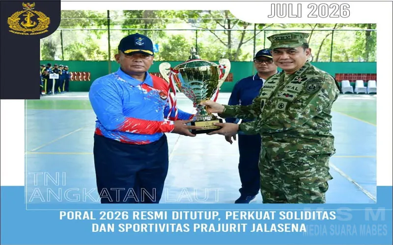 Poral 2026 Resmi Ditutup, Koarmada RI Raih Juara Umum