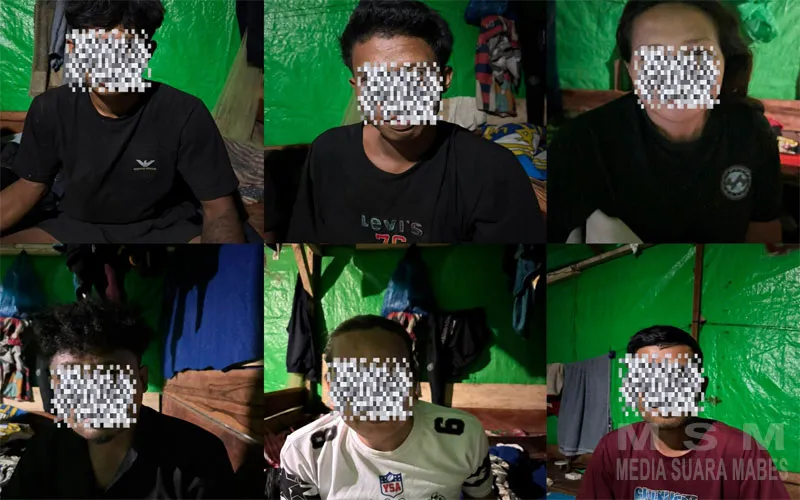 Tim Gabungan Polda Papua Barat Amankan 6 Excavator dan 5 Pekerja di Lokasi Illegal Mining Kali Waserawi, Manokwari