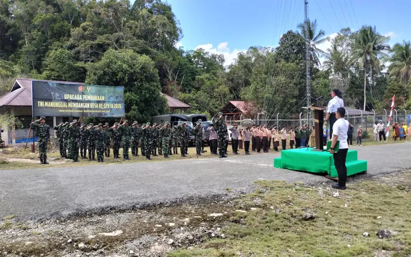 TMMD Ke-129 TA 2026 Resmi Bergulir, Sinergi Bangun Sorong Selatan Dimulai dari Kampung Sesor