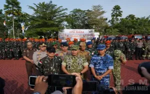 Atensi Cegah Kebakaran, Pangdam XII/Tpr Pimpin Apel Siaga Karhutla di Kubu Raya
