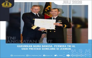 Mayor Laut Astra Dinata Syukur Raih Tiga Penghargaan Bergengsi di Pendidikan Militer Jerman