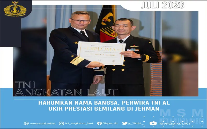 Mayor Laut Astra Dinata Syukur Raih Tiga Penghargaan Bergengsi di Pendidikan Militer Jerman