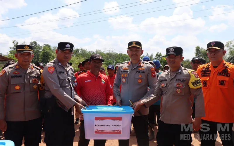 Persiapan Posko Karhutla Dan Pengecekan Kanal Air di Matan Hilir Selatan, Kapolres Ketapang Pastikan Personel dan Peralatan Siap Siaga