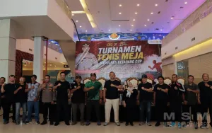Kapolres Ketapang Buka Open Turnamen Tenis Meja Kapolres Cup dalam Rangka Hari Bhayangkara ke-80