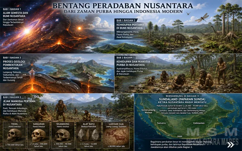 Brigjen TNI (Purn.) MJP Hutagaol Luncurkan Buku Bentang Peradaban Nusantara, Mengupas Sejarah Indonesia dari Sudut Pandang Geologi hingga Peradaban