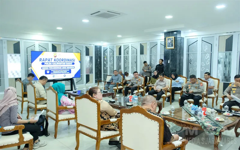 Polda Kalbar dan KPAI Perkuat Sinergi Revitalisasi Penanganan TPPO, Utamakan Perlindungan Anak