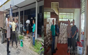 Kapolsek Tapung Hilir Kawal Distribusi 2,73 Ton Jagung Pipil PT SEBAL ke Bulog Kampar, Dukung Program Ketahanan Pangan Nasional