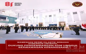 Prabowo Lantik Donny Ermawan Taufanto sebagai Gubernur Universitas Republik Indonesia dan Kepala BPPK