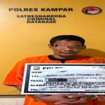 Polsek Siak Hulu Tangkap Warga Desa Terak Buluh, Sita 11 Paket sabu-sabu Siap Edar