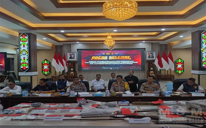 Konferensi Pers Kasus Tumbang Kalemei, Kapolda Sebutkan Fakta 3 Personel Satresnarkoba Tewas Dikeroyok Sajam Lalu Jenazah Dibuang ke Sungai